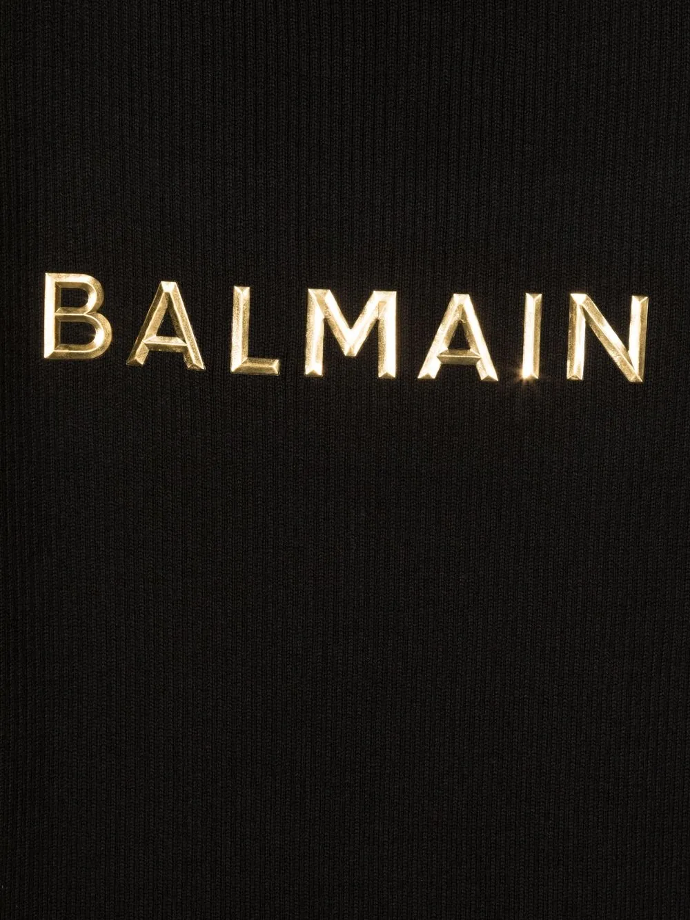  Balmain Kids Teen Trägerkleid Mit Logo Print   Schwarz 