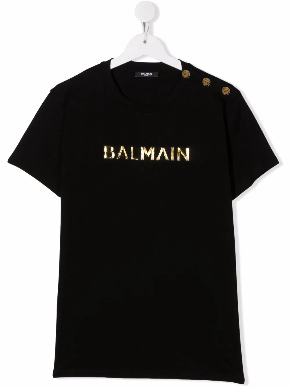 

Balmain Kids TEEN logo-print short-sleeved T-shirt - Black