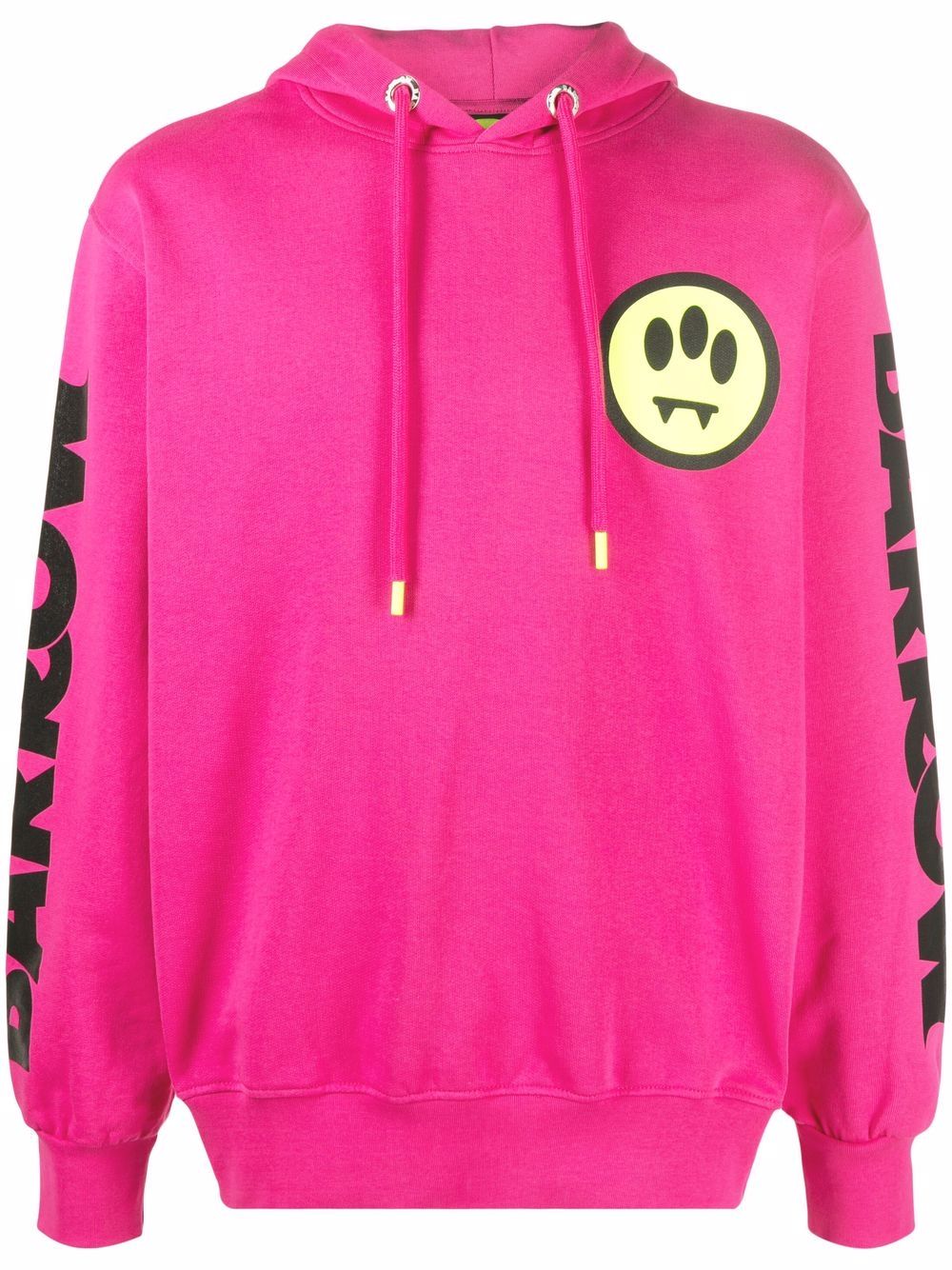 

BARROW hoodie Fangs Emoji - Rosado