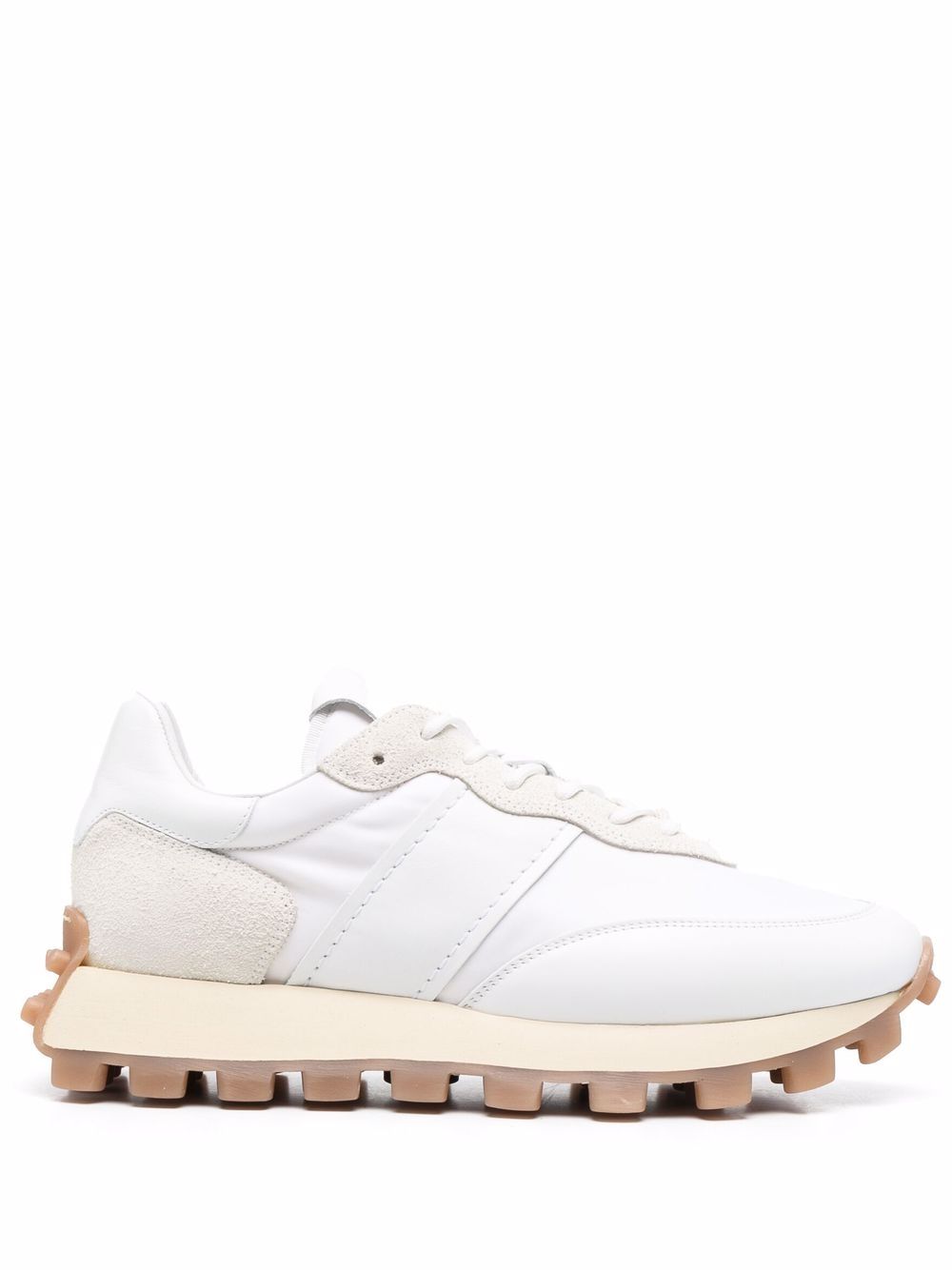 

Tod's panelled low-top sneakers - White