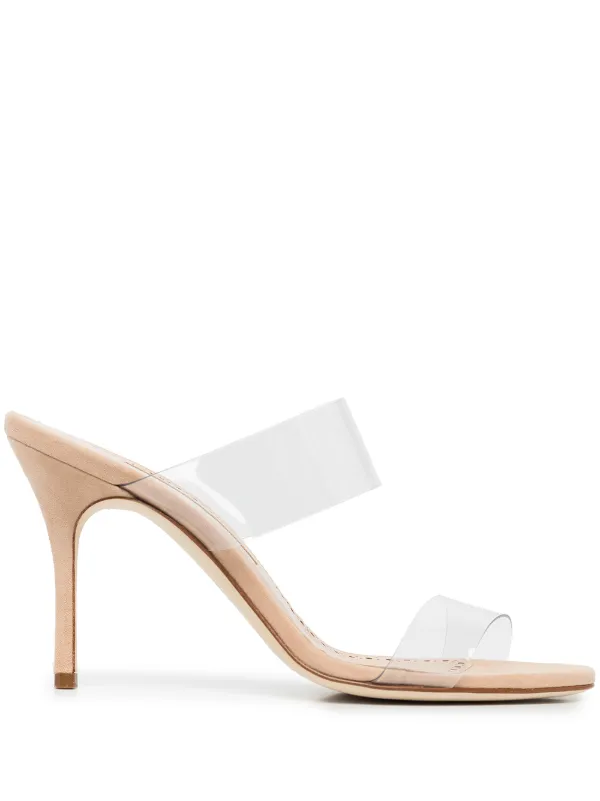 Manolo blahnik clear strap sandal Clearance