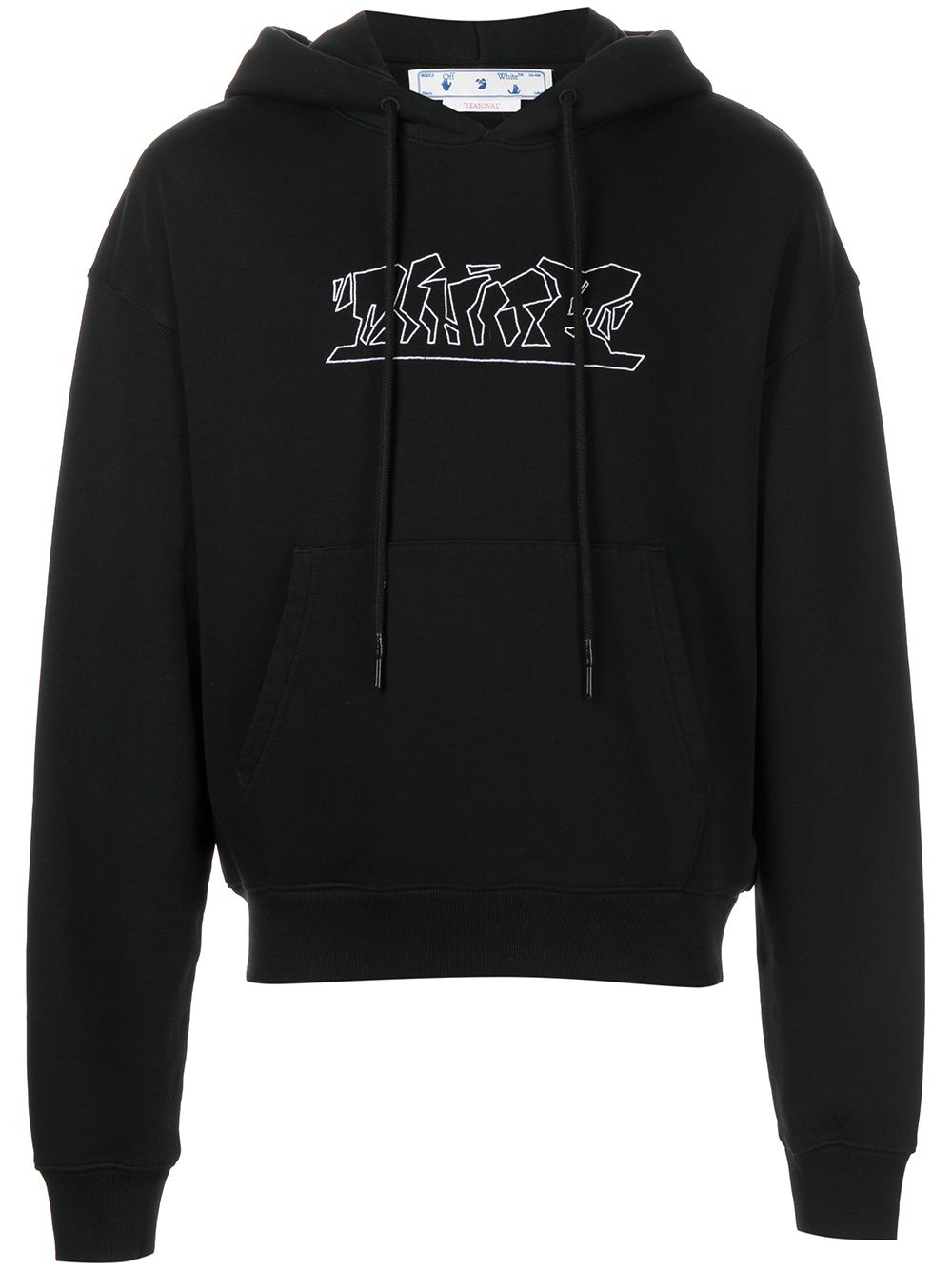 

Off-White hoodie con logo estampado - Negro