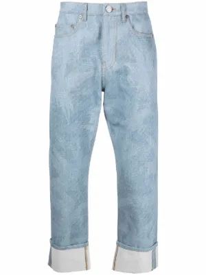 Men's Designer Cropped Jeans 2018 
