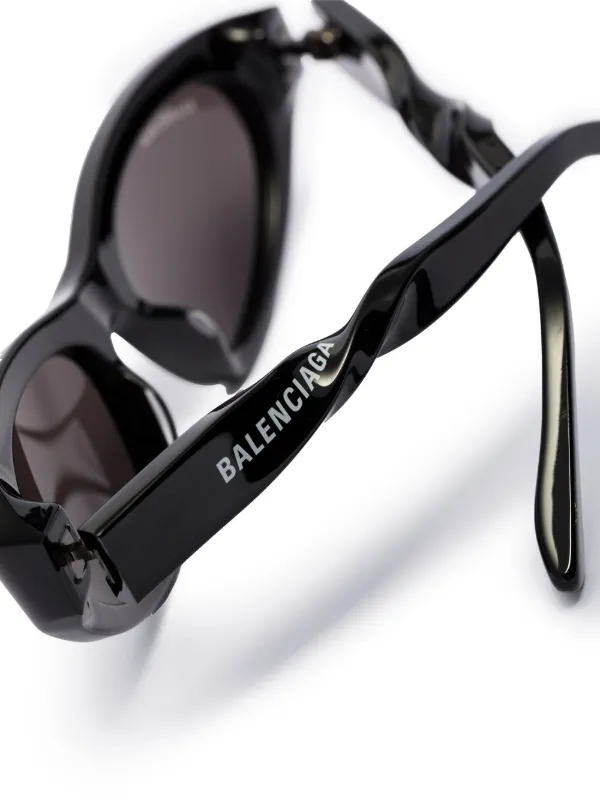 Balenciaga Eyewear ツイスト ロゴ サングラス - Farfetch