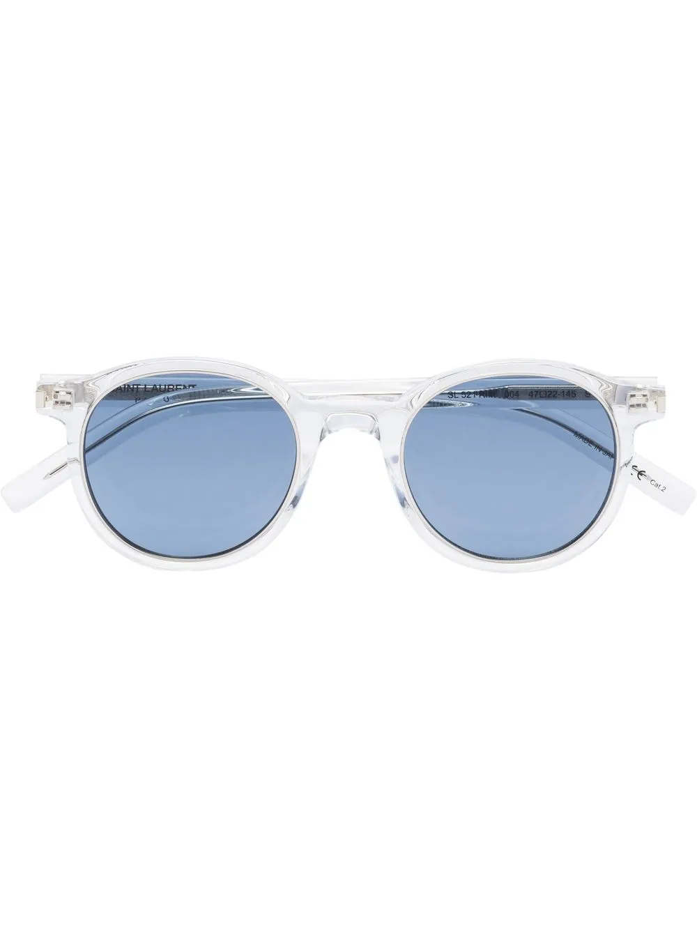 

Saint Laurent Eyewear lentes de sol SL 512 con armazón redonda - Neutro