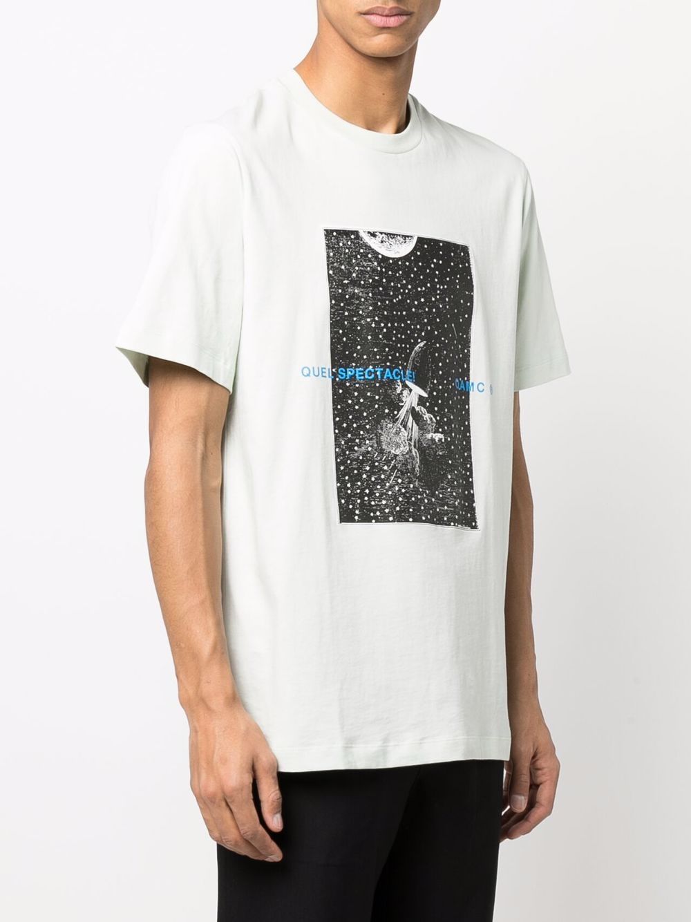 фото Oamc graphic-print cotton t-shirt