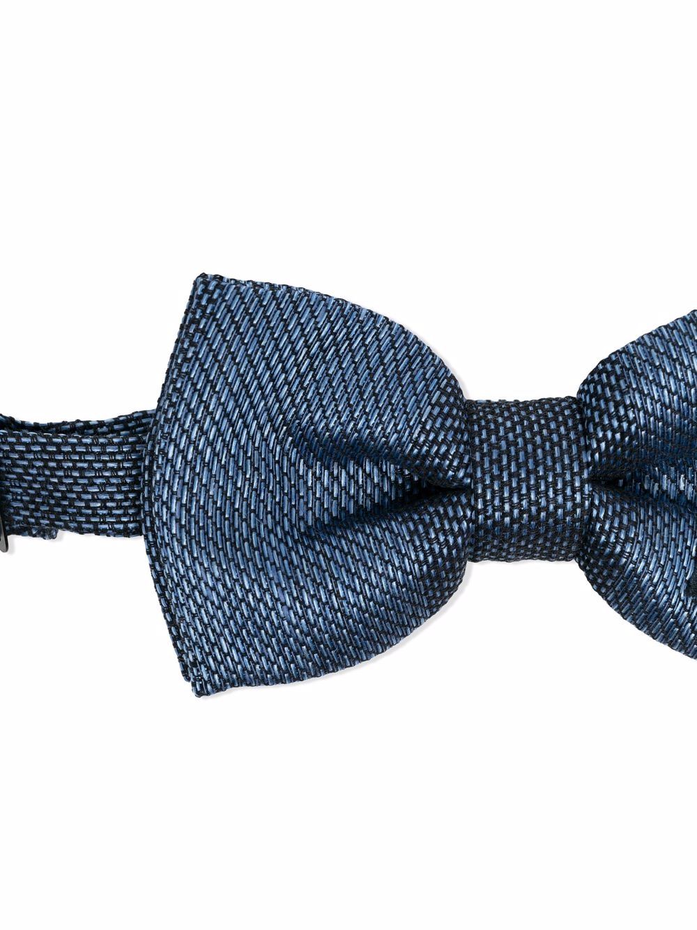 фото Fay kids woven embroidered-logo bow tie