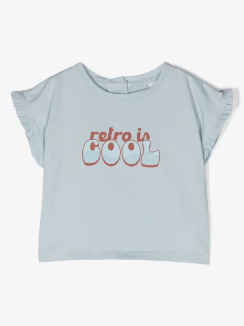 Knot slogan-print cotton T-shirt