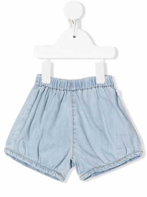 Knot shorts de mezclilla Daisy