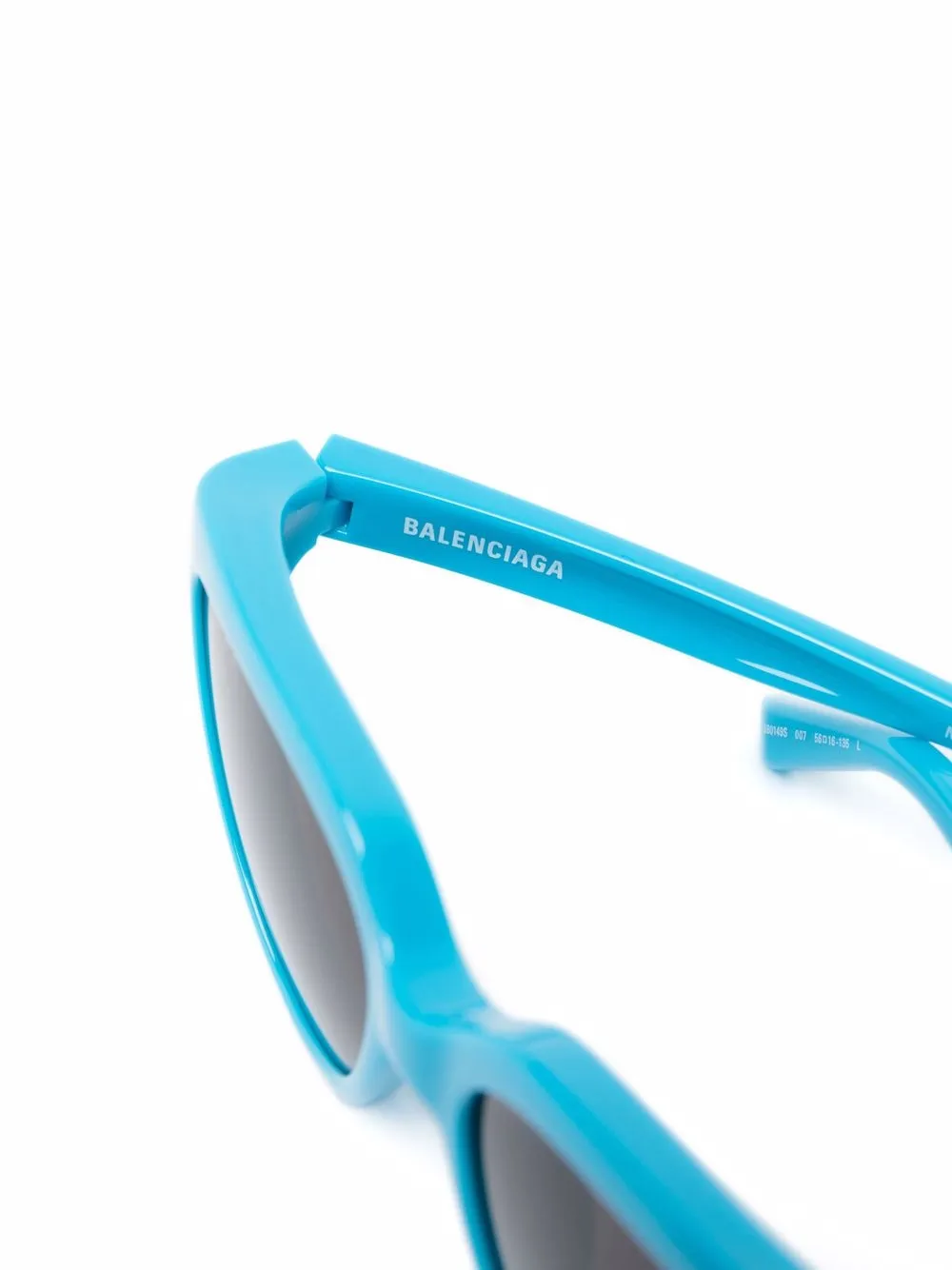 фото Balenciaga eyewear солнцезащитные очки в прямоугольной оправе с логотипом