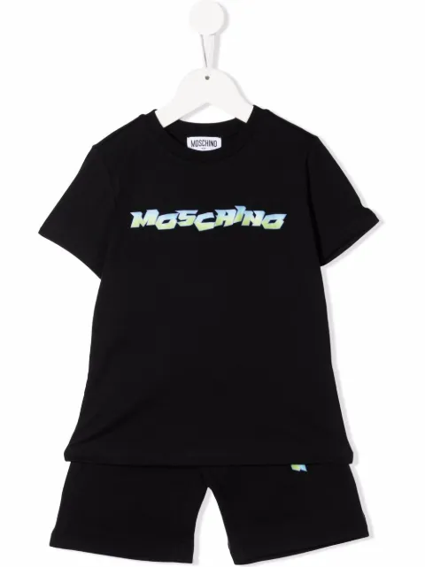 Moschino Kids طقم رياضي قطن بشورت