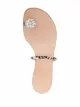 Casadei gem-embellished leather slides