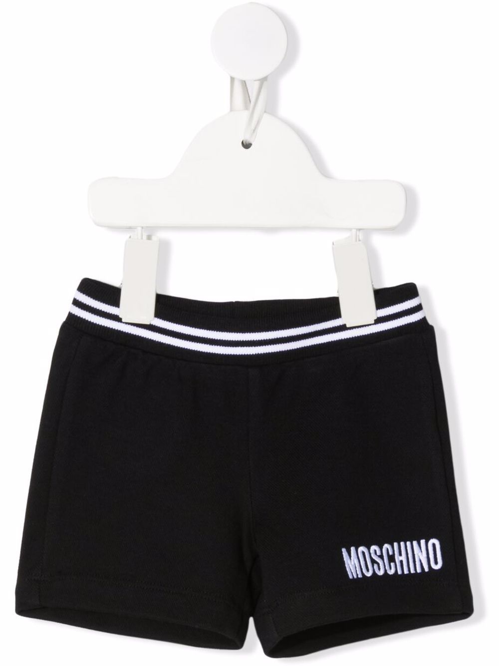 фото Moschino kids шорты с вышитым логотипом