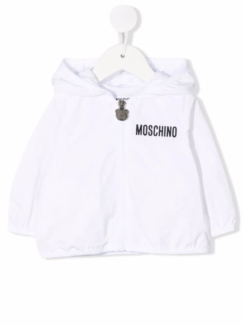 

Moschino Kids toy-bear print hoodie - White