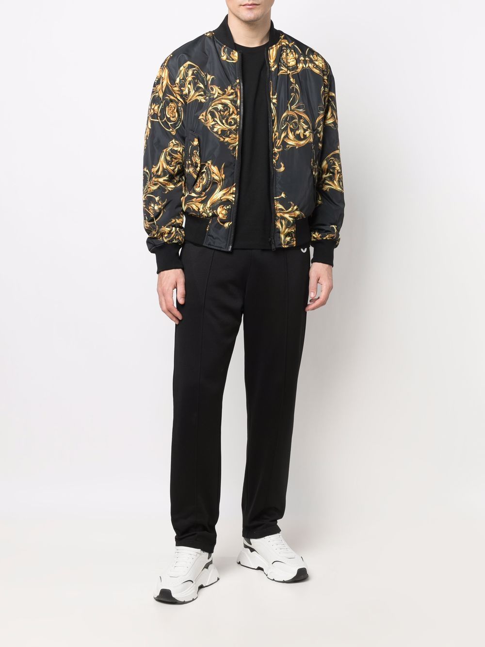 Versace Jeans Couture Regalia Baroque Bomber Jacket - Farfetch