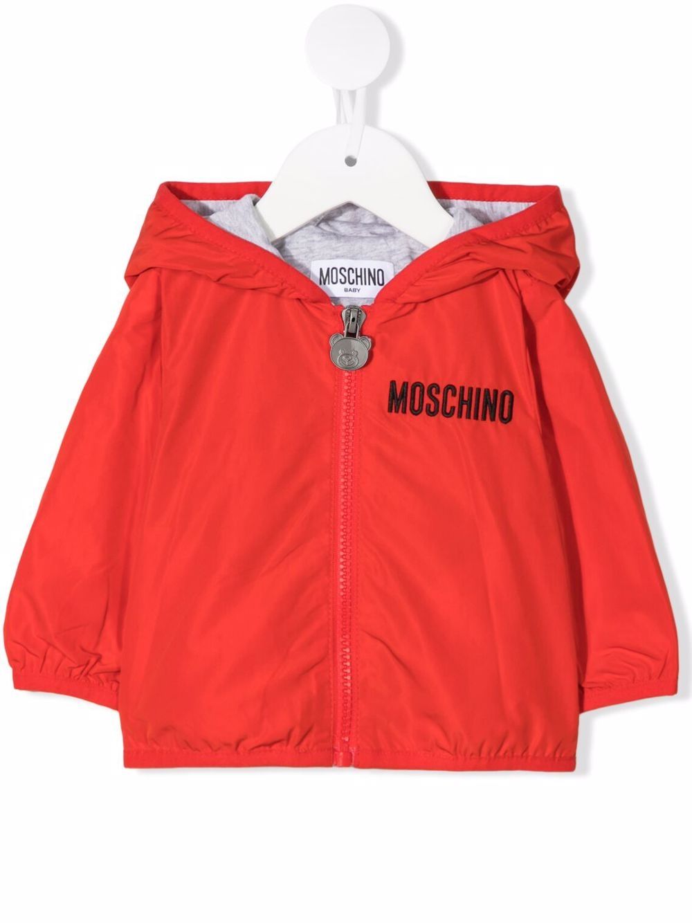 

Moschino Kids toy-bear print hoodie - Red