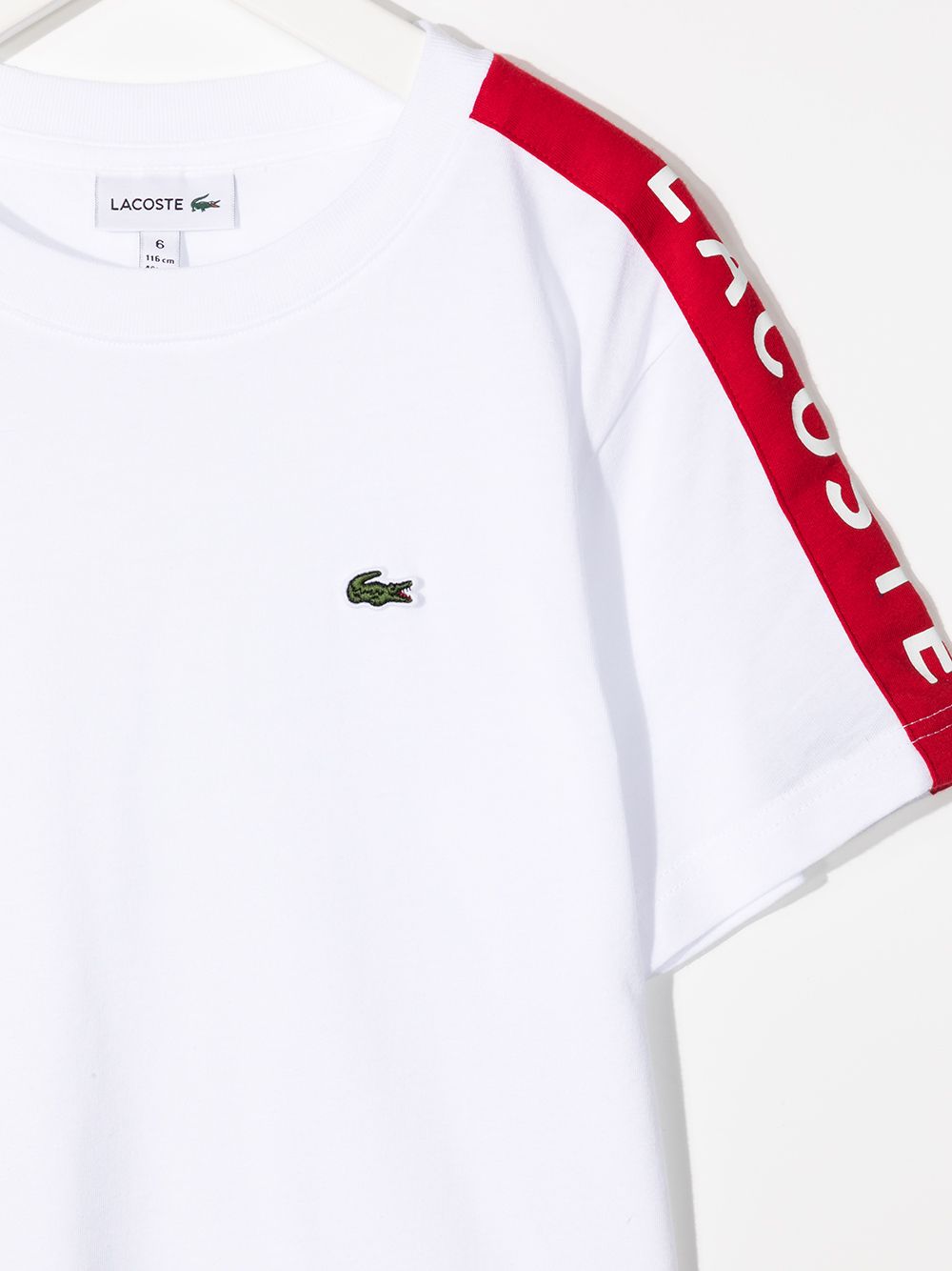 фото Lacoste kids футболка с логотипом