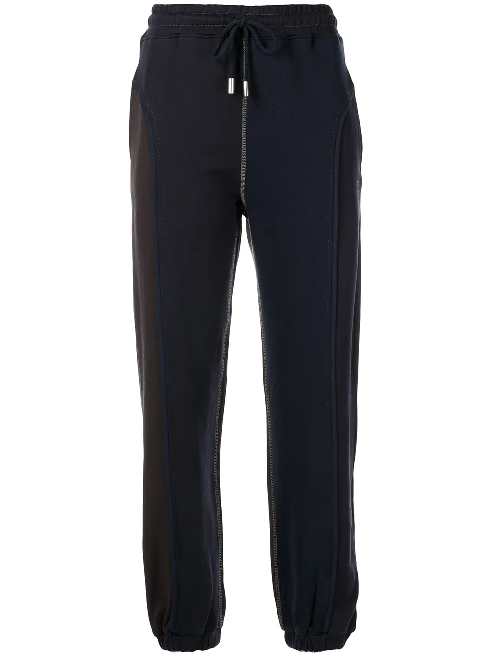 

Eckhaus Latta pants con diseño color block - Negro