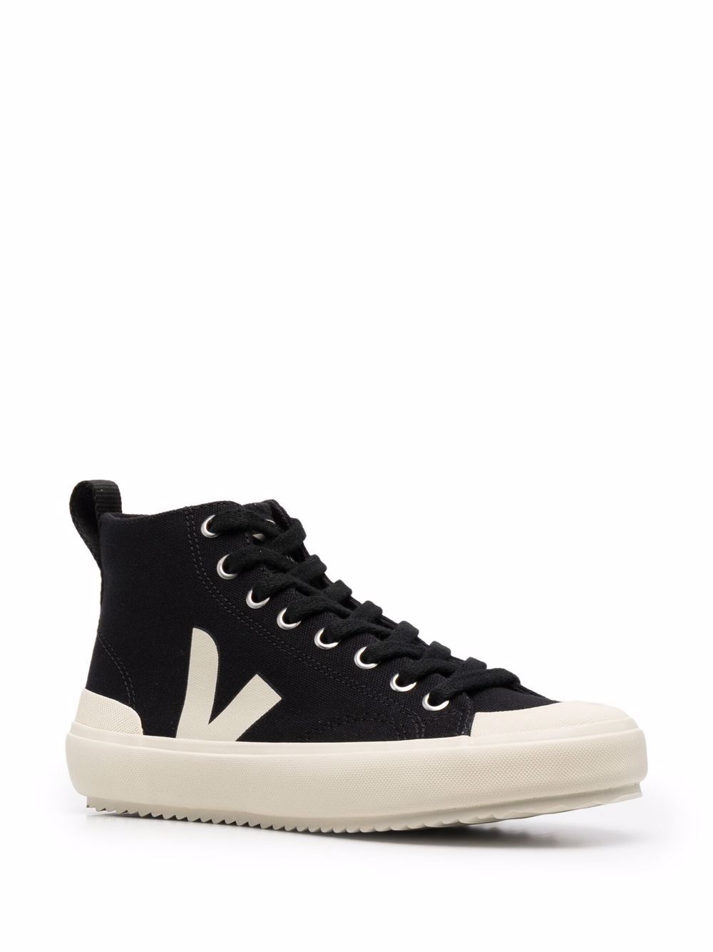 фото Veja logo-print hi-top sneakers