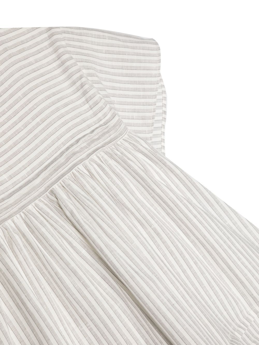 Shop Knot Mindy Stripe-pattern Casual Dress In Neutrals