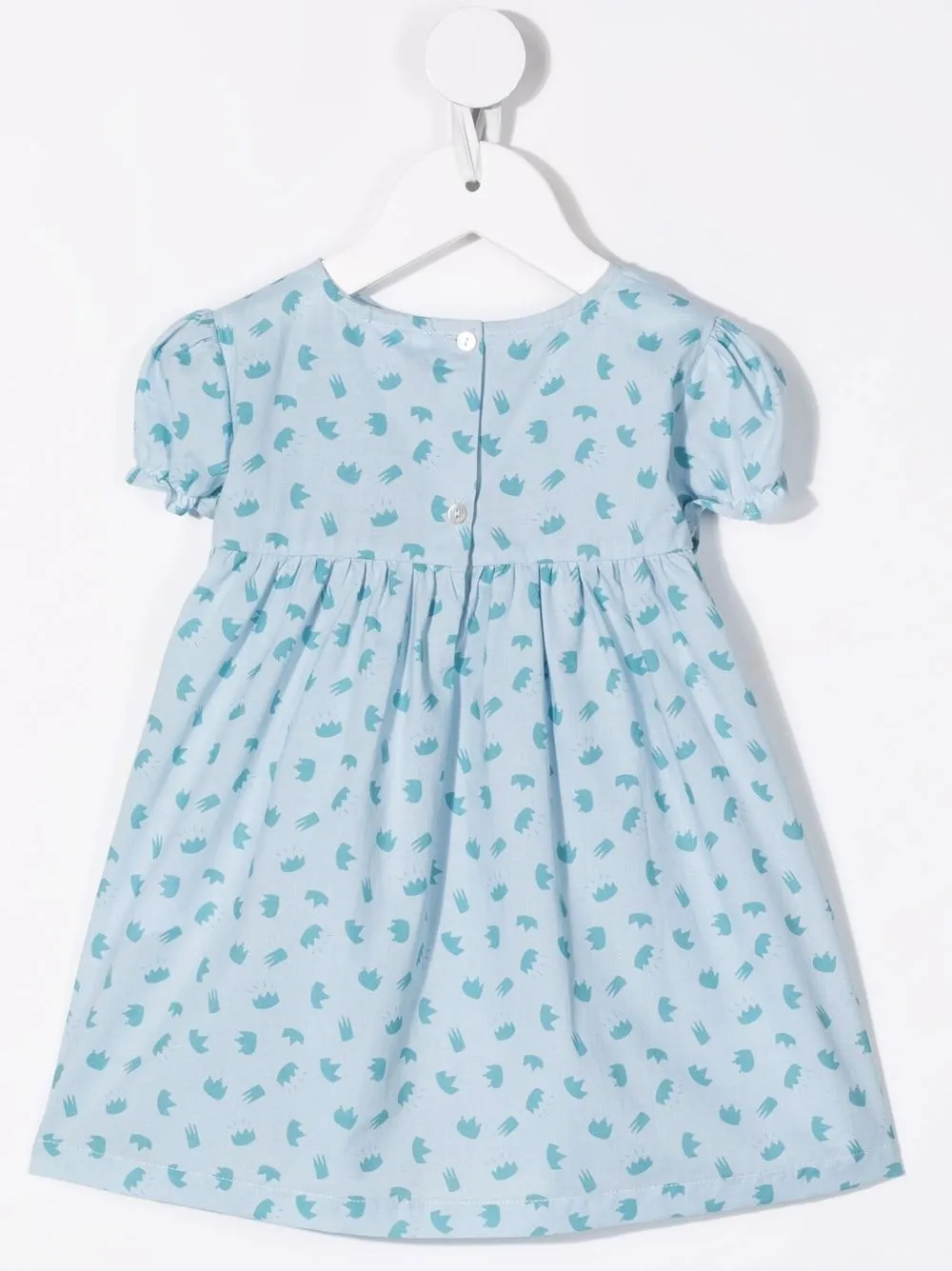 Knot Jurk met print - Blauw