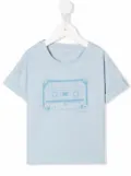 Knot Cassette graphic-print T-shirt - Blue