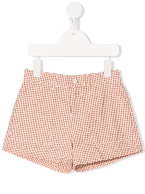 Knot Orchid cotton shorts