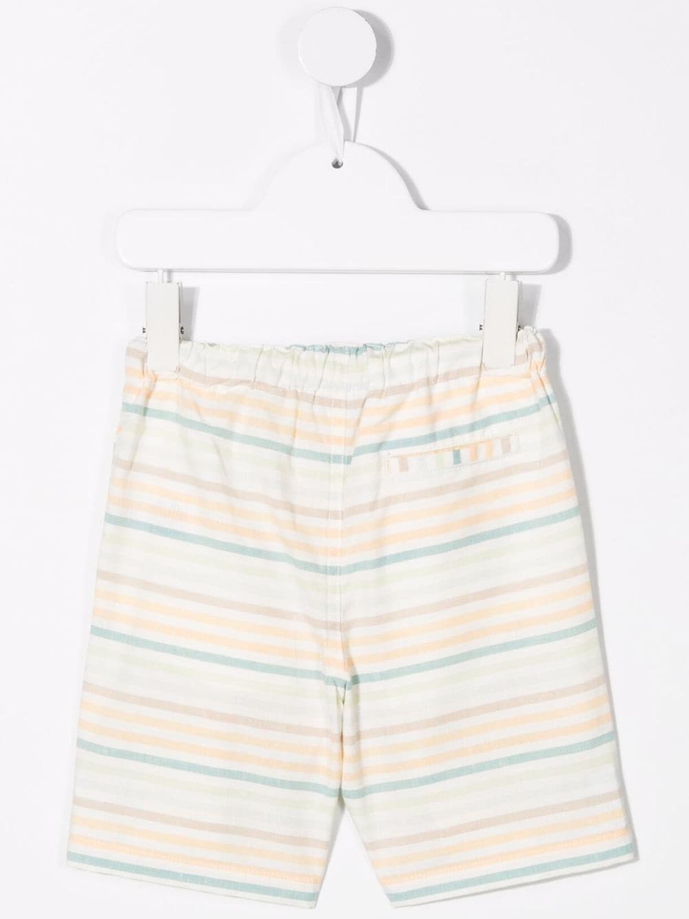 Knot Gestreepte shorts - Wit