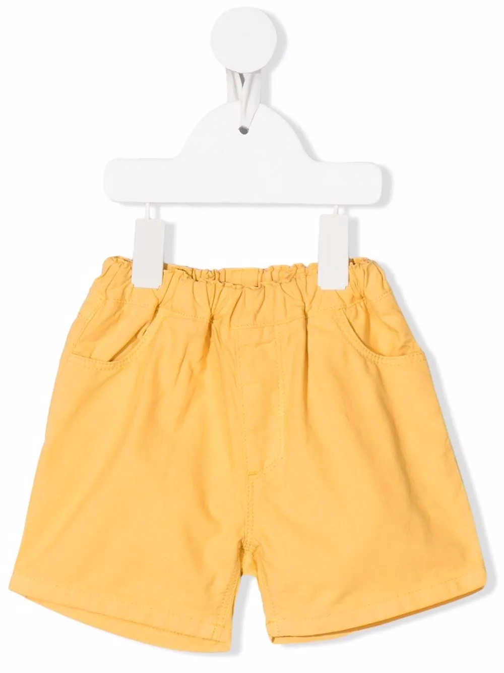 

Knot shorts con pretina elástica - Amarillo