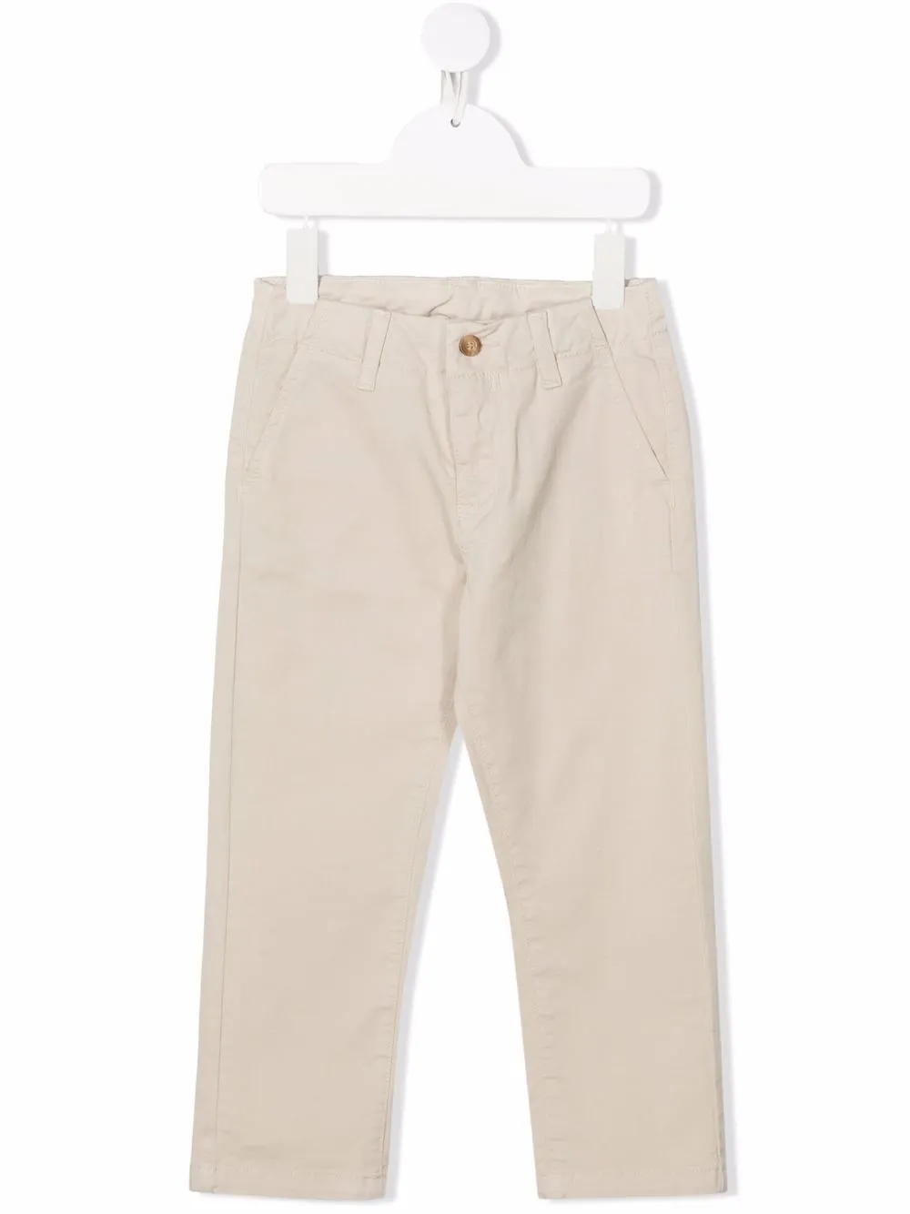 

Knot slim-cut chino trousers - Neutrals