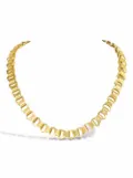 Pragnell Vintage 18kt yellow gold Victorian Fancy Link Book chain necklace