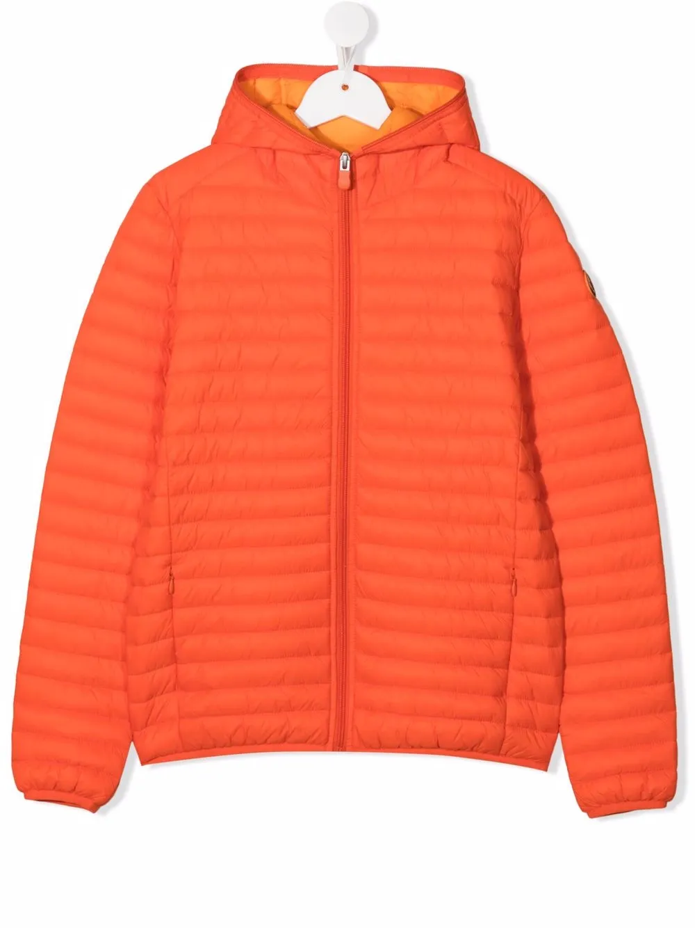 

Save The Duck Kids chamarra capitonada con capucha - Naranja