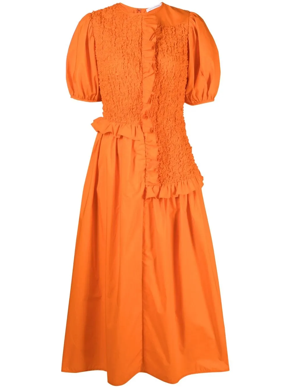 

Cecilie Bahnsen Camden flared dress - Orange