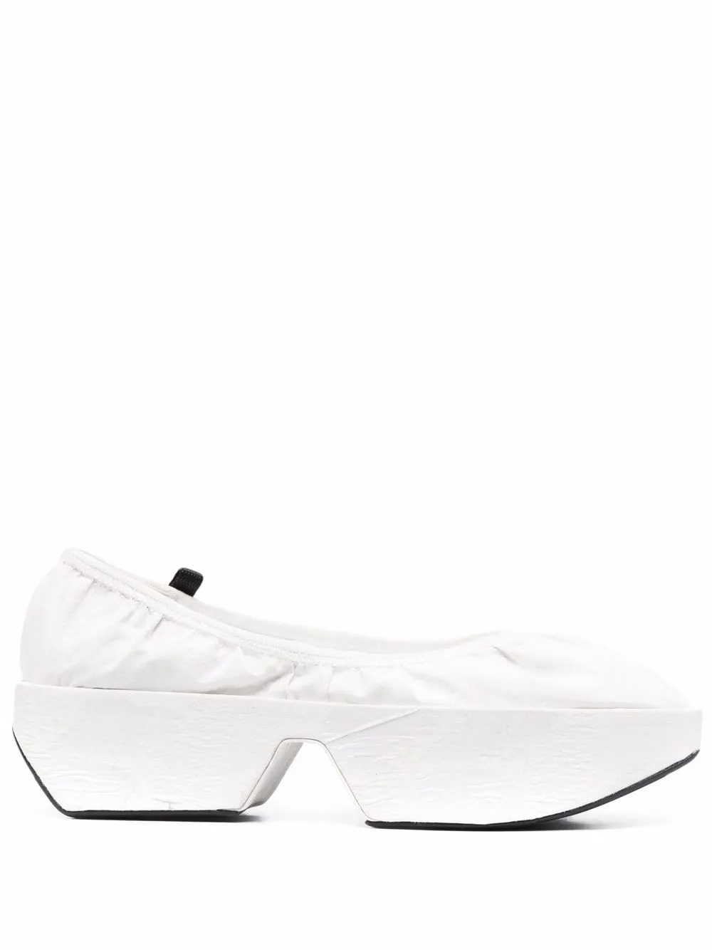 Cecilie Bahnsen Alexandra platform ballerina shoes - White