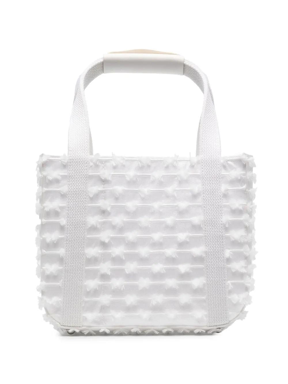 

Cecilie Bahnsen tote Frame pequeño - Blanco