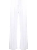 Cecilie Bahnsen distressed flared trousers - White