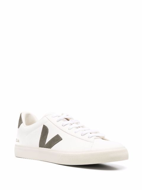 veja campo leather white khaki