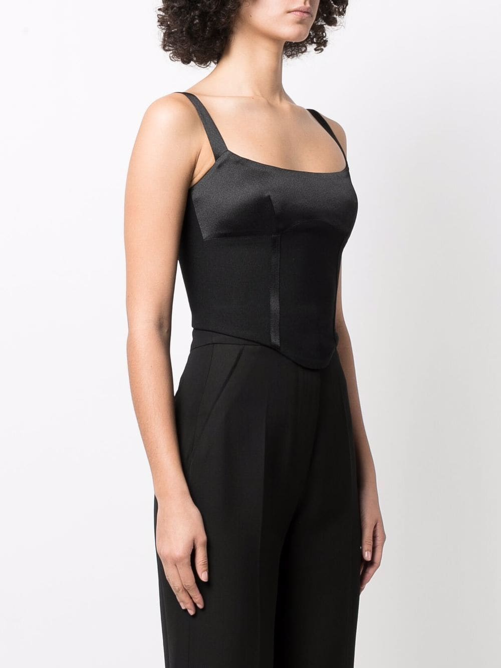 RAQUETTE Structured Corset Top - Farfetch