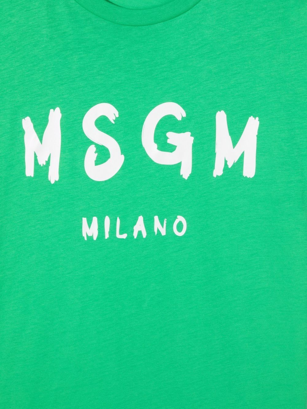 фото Msgm kids футболка с логотипом