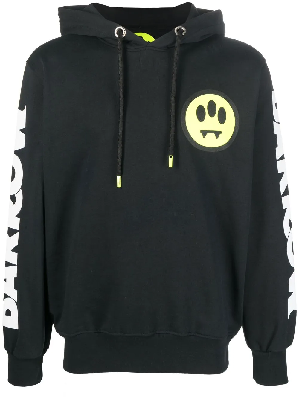 

#Mumofsix logo-print hoodie - Black