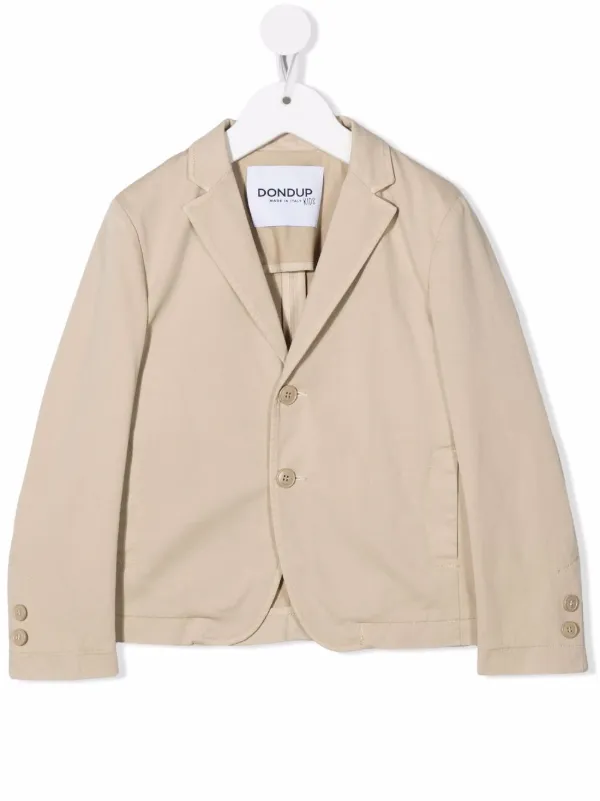 DONDUP KIDS nocthed-lapels single-breasted Blazer - Farfetch