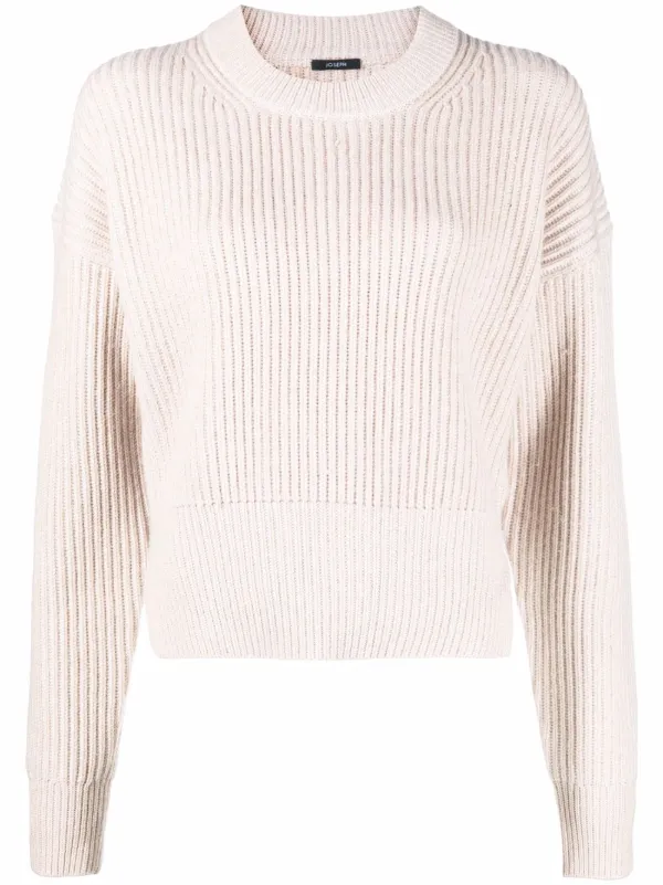 JOSEPH Ribbed Crew Neck Jumper - Farfetch