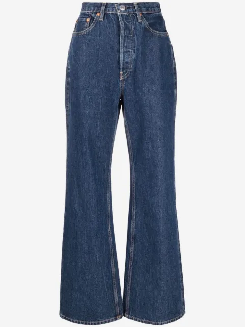 RE/DONE high-waisted bootcut jeans