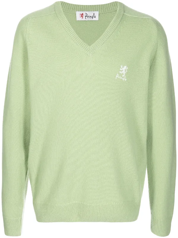 Pringle Of Scotland Embroidered Logo V 