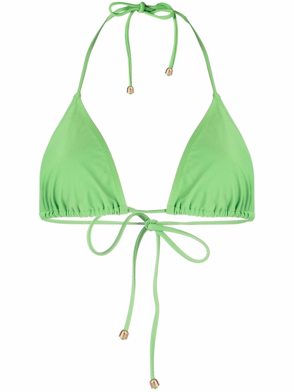 nanushka haut de bikini à dos-nu - vert