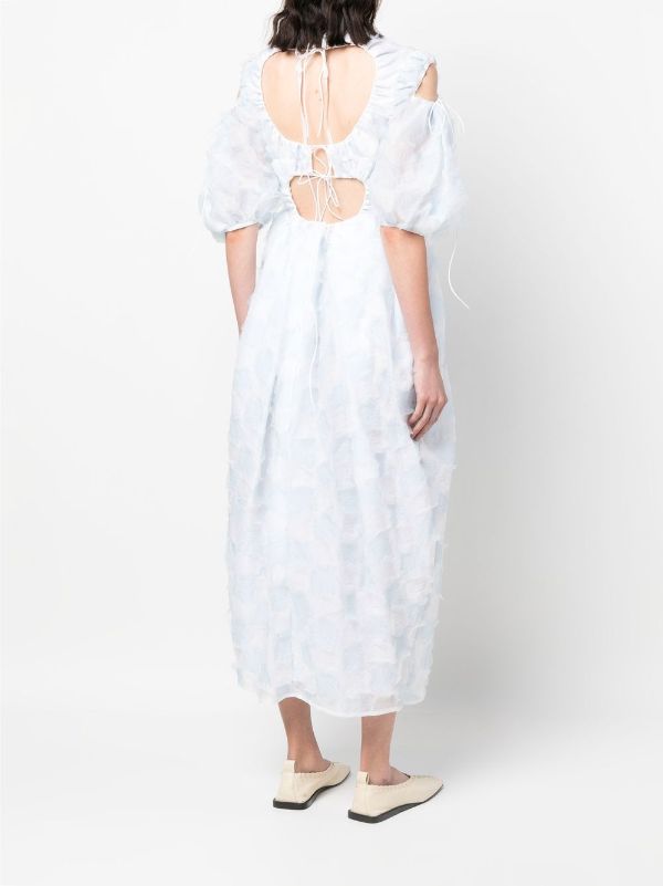 Cecilie Bahnsen Jules puff-sleeve Midi Dress - Farfetch