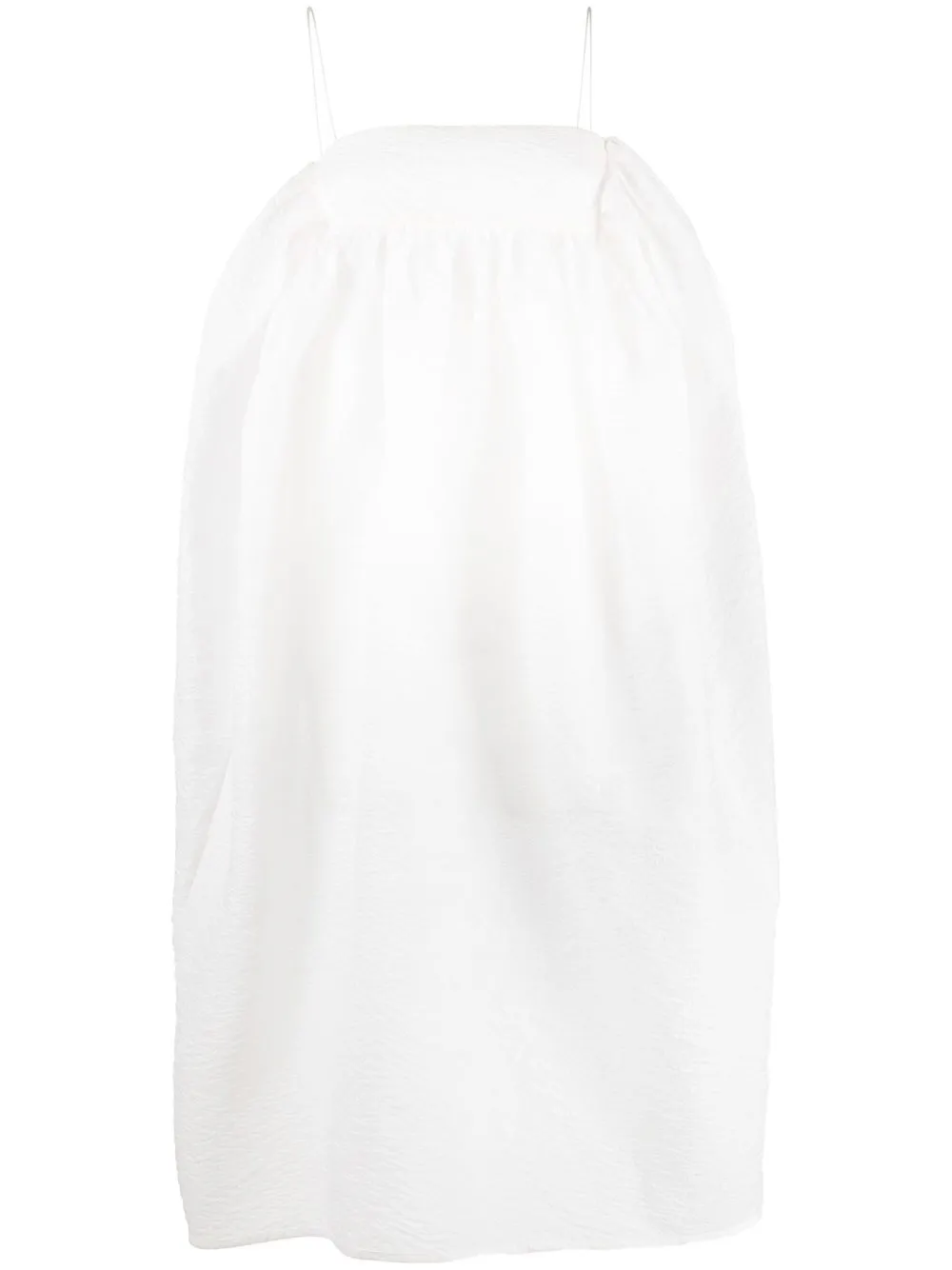 

Cecilie Bahnsen vestido voluminoso Fletcher - Blanco