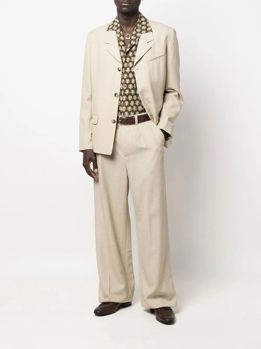 Image 2 of Nanushka baggy flare trousers
