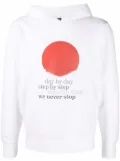 Kiton graphic-print hoodie - White