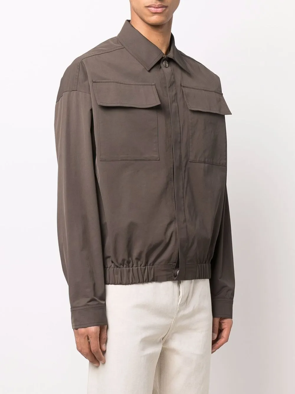 Nanushka patch-pocket Shirt Jacket 